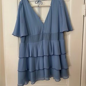 Lovers + Friends Sky Blue Dress